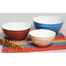 Very beautiful round especial colorful solid ceramic bowl